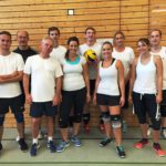 Die Gewinner des Volleyball-Jubiläumsturniers anlässlich des 70-jährigen Bestehens des SC Sinzing: Das Volleyball-Team vom FC Viehhausen